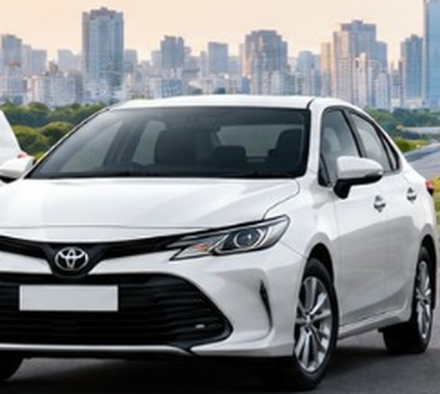 White Toyota Camry