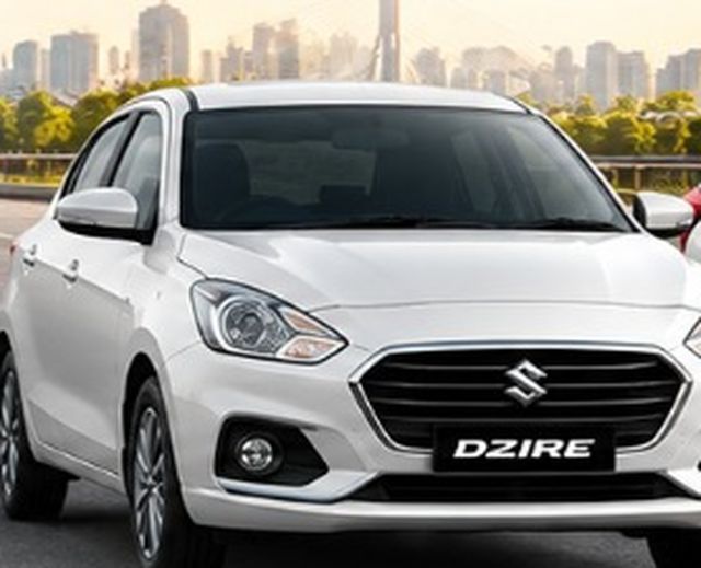White Maruti Dzire